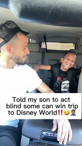 I guess we won’t be goin to Disney🤷🏽‍♂️🤣🤦🏽‍♂️ #prank #disneyworld #disneyland #dadsoftiktok #fathersonduo 