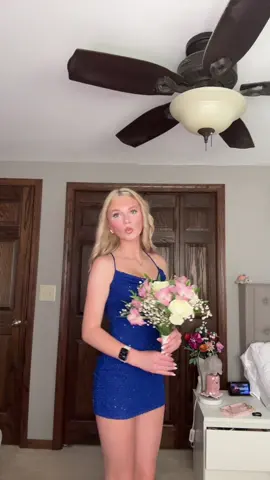 Hoco 25 💙#fyp #hoco #fypシ #hocodress #transitions 