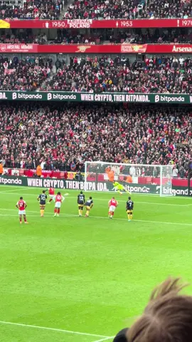 Saka goal .. Arsenal 2-0 West Ham #arsenal #emiratesstadium #london #matchday 
