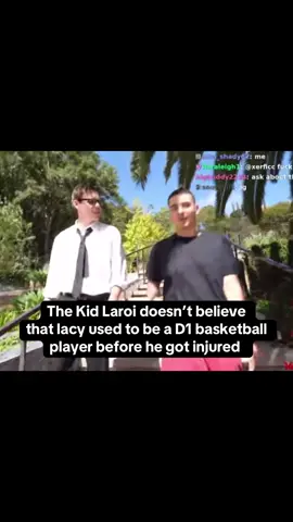 The KID LAROI  can’t believe LACY used to be a d1 BASKETBALL player before he got INJURED #faze #fazesubathon #lacy #lacyxkidlaroi #thekidlaroi