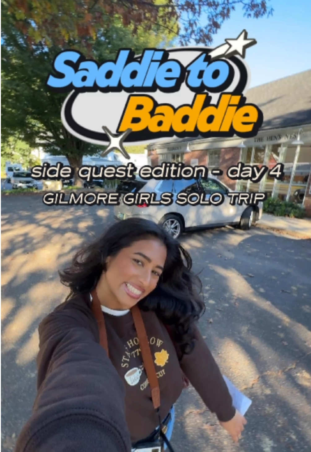 SADDIE TO BADDIE: SIDE QUEST EDITION!!! DAY 4!!!! the gilmore girls solo trip :) as part of my annual solo trip tradition! absolutely adored this cute lil trip, was really easy to plan, and i’ll always remember this side quest ❤️ places: 📍 Marty’s Cafe 📍 @HickoryStickBookshop  📍 The Pantry 📍 Five Janes 📍 Washington Food Market 📍 New Milford Gazebo 📍 @Jessesicecream  #fyp #gilmoregirls #fall #solotravel #creatorsearchinsights 