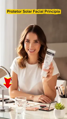 Protetor Solar Facial Princípia. Toque Seco,Fluido, Proteção UVA e UVB #protetorsolar  #protetorprincipia    #protetorsolarfacial  #principia #maquiagem 