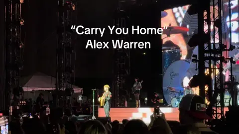 @@Alex Warrenis so genuine. This is another favorite song of mine. ##carryyouhome##alexwarren##concert##music##foryoupage