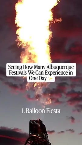 Whew what a day! All of these festivals go through at least the weekend. Be sure to check them out while you’re here!  Festivals in Albuquerque during Balloon Fiesta  ✨