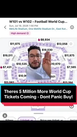 #greenscreen there’s too much desperation to get 2026 World Cup tickets that people are forgetting that there’s still 5 million more tickets to be distributed by FIFA. Stop the FOMO and desperation, that’s how you lose financially. #somos26 #weare26 #mundial2026 #worldcup2026 