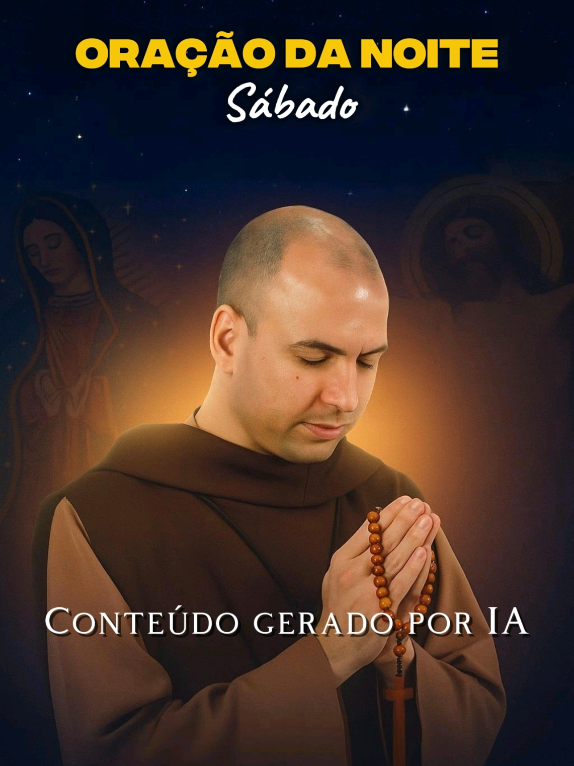 Oração da Noite — Sábado de Paz em Deus #FreiGilson #Oraçãodanoite #BoaNoitecomDeus #Sabado 