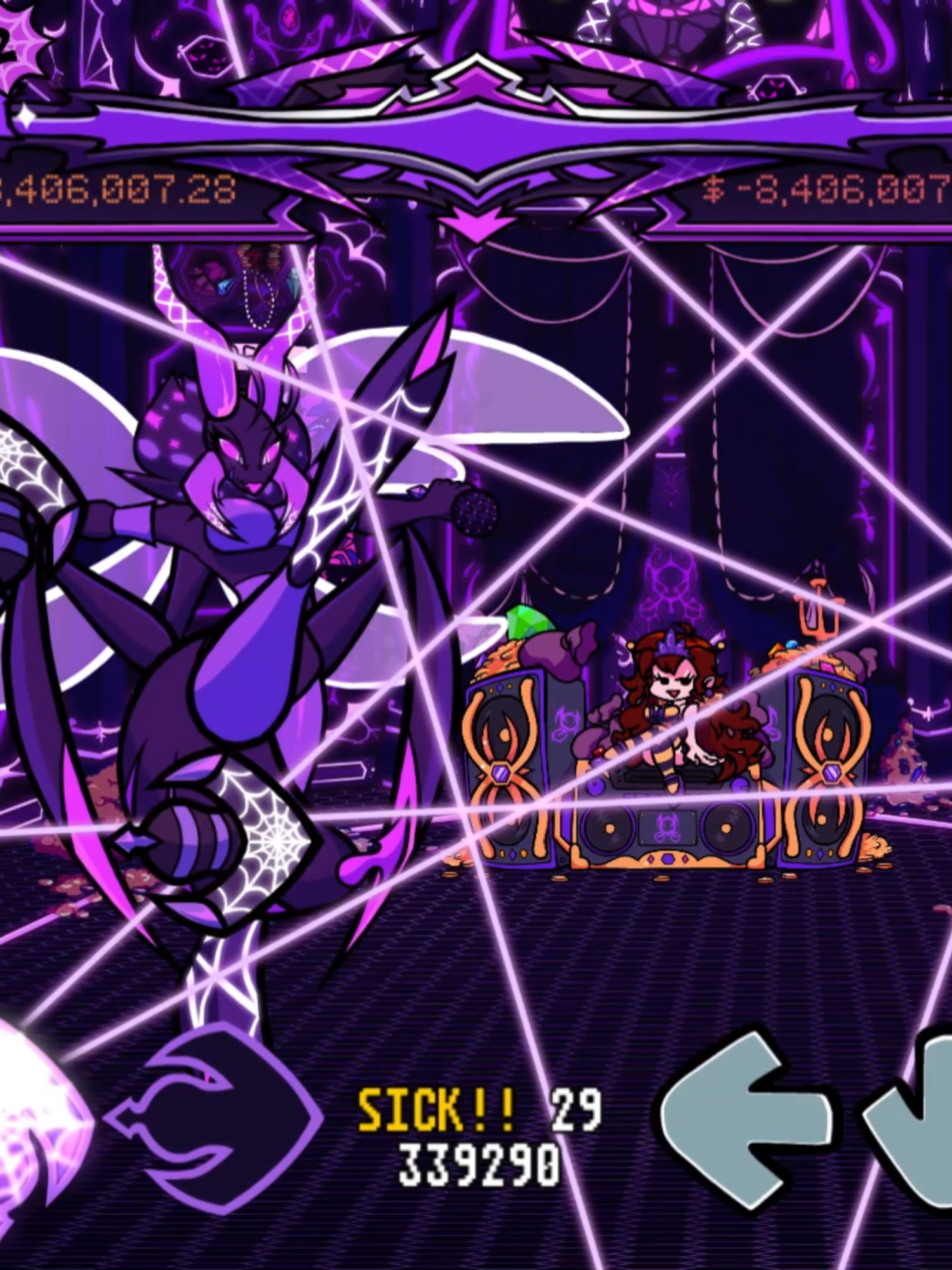 Vs Retrospecter Part II | Deadfine | Sin of Greed #fridaynightfunkin #fnfmod #retrospecter #greed