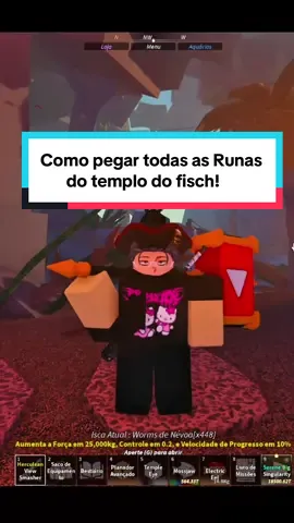 Como pegar todas as runas do templo do fisch #fisch #roblox 