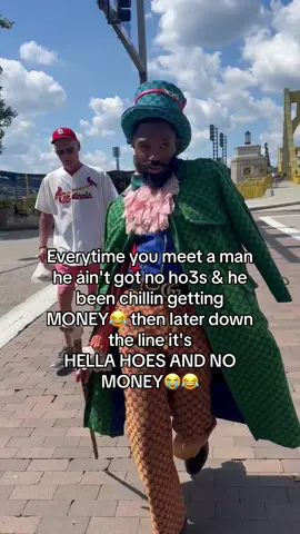 Everytime you meet a man he ain't got no Hœs & he been chillin getting MONEY e then later down the line it's HELLA HOES AND NO MONEY #blackmenwithhandlebarmustache #pittsburgh 