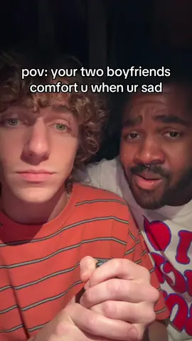 yes its us your two boyfriends are here to make you feel better when youre down in the dumps #povseries #boyfriendasmr #duet #weloveyou #perksofhavingaroomate 