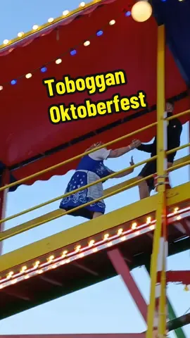 I rode #Toboggan at #Oktoberfest a few times I recorded the last ride for me. #genx #gradytwins #vans 