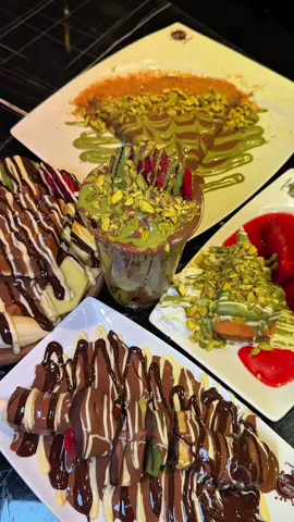 Trying @Melt n Dip for the first time in NYC #dubaichocolate #chocolate #eating #mukbang #fypシ゚viral 