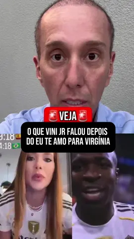 VEJA O QUE VINI JR FALOU DEPOIS DO EU TE AMO PARA VIRGÍNIA