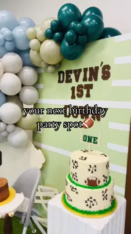 Let The Hive be your next party spot!!! #thehiveonwoodland  #fyp #CapCut #football #firstbirthday 