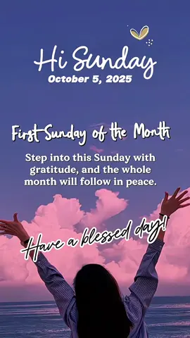 First Sunday of the Month#peace#gratitude#fyp#quotes#CapCut 