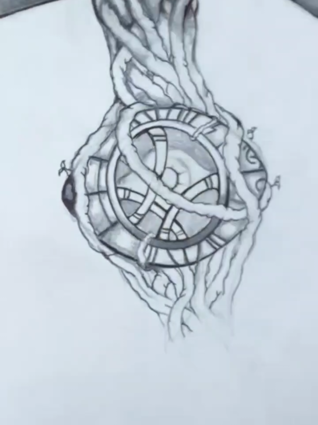 How To Draw Dr Strange's Time Stone..To Justin Timberlake 🤔 #fyp #artistoftiktok #marvel #avengers #justintimberlake 