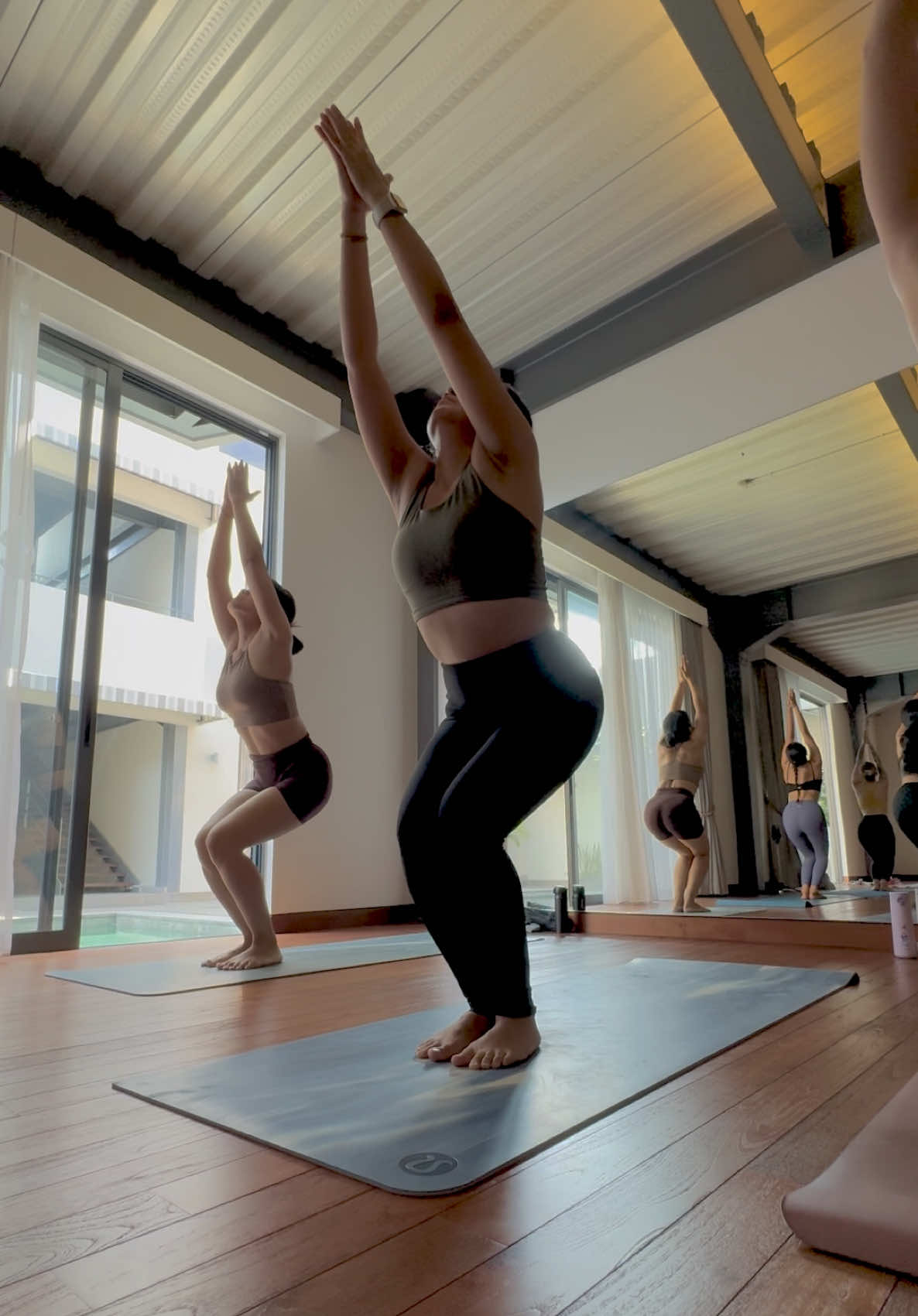 Another Ashtanga Journey 🩶🩶🩶 . #yogatok 