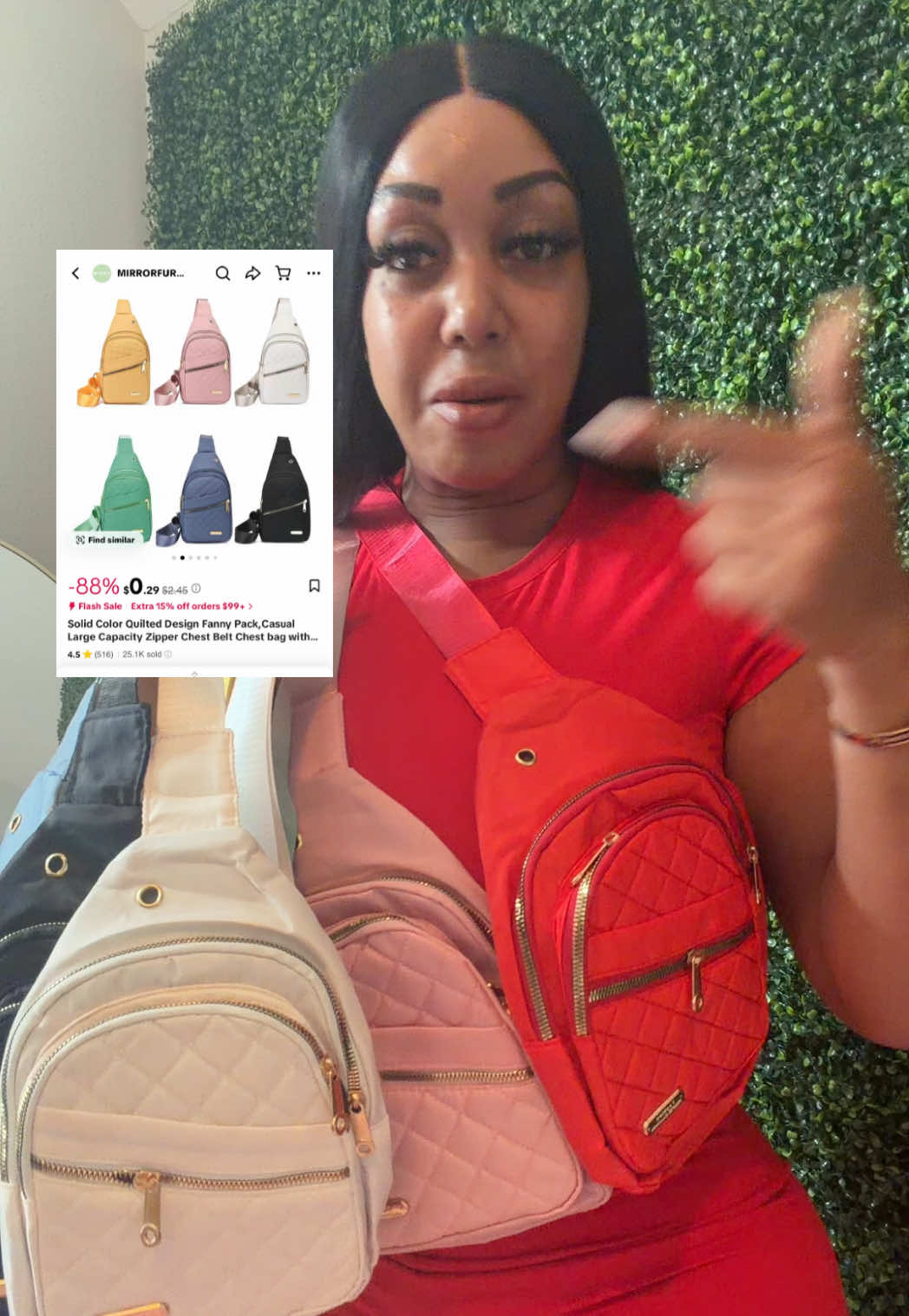 A bag that’s less than $1 #fypp #crossbodybag #christmasgiftideas #tiktokshopmusthaves #tiktokmademebuyit 