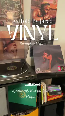 Happy Saturday my dear jutterflies!!!! 💜🦋🦋🦋🦋🦋🦋 I hope all your days are going very well :) I’m about to go for my walk :) Here you go @tia sa’mi 💌 😘  Comment your top 3 from this album! 💿  AS TOLD BY JARED VINYL 💽  Hypnos 🌀🌀🌀😵‍💫 Vinyl Record by Ravyn Lenae @ravyn lenae 😊❤️‍🔥 Playing: Lullabye 💤😴 Playing On: @Audio-Technica USA  #atbjtalk #livingtheatbjway #IAWLAPPP #atbjvinyl #ravynlenae   