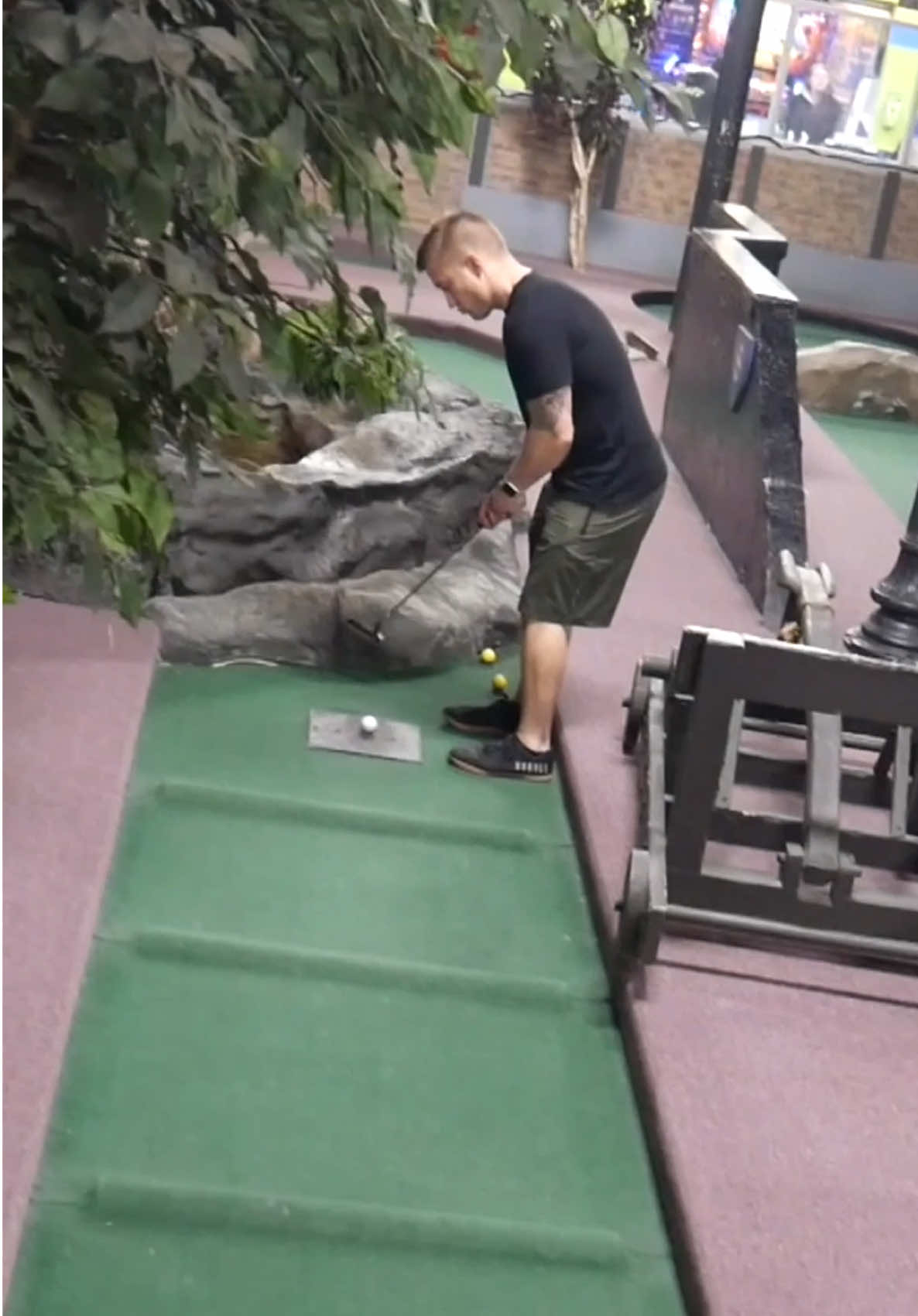 Craziest Shots You’ll Ever See 😱 #minigolf #golf #holeinone #golfing #TikTokGO 
