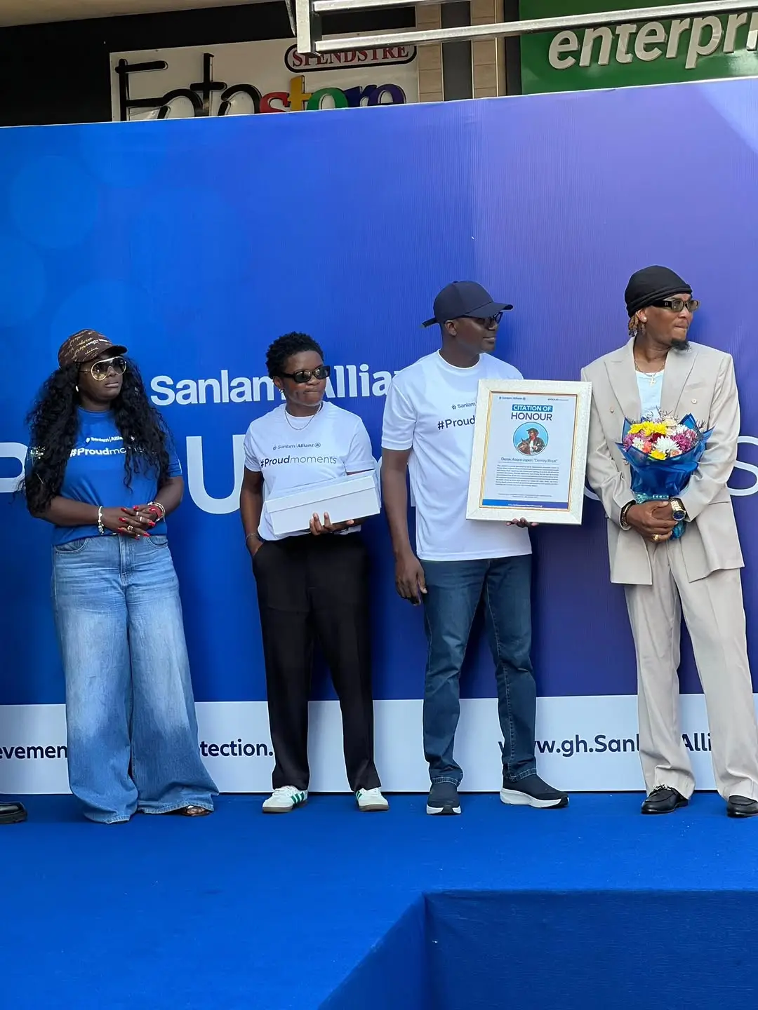 Thank you SanlamAllianz for putting smiles on my people's faces🙏💜🖤 This is ONE FOR THE BOOKS!🔥🔥 #demzybaye #endurancegrand #lidellemovement #proudmoments 