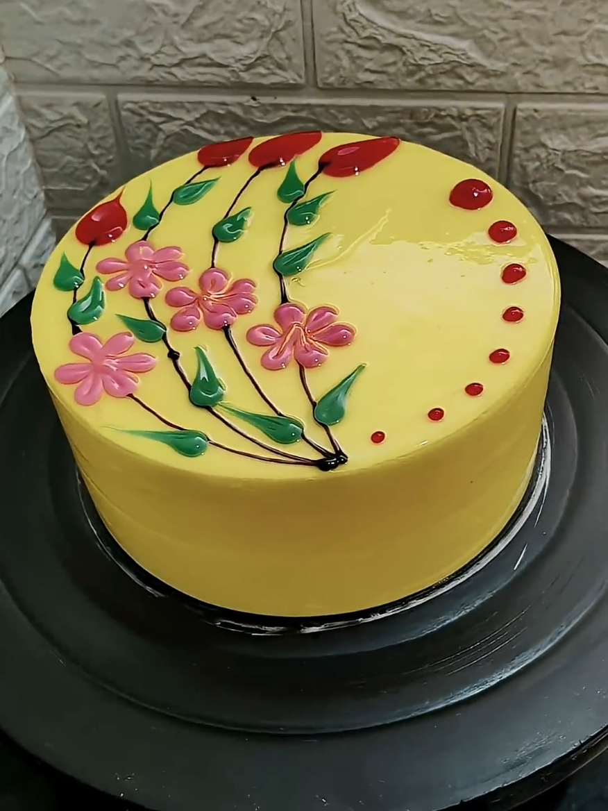Very nice Cake Design #trendingvideo #cakedecorating #design #viralvideos 