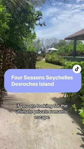 This property was incredible!!! If you want a detox of your phone honeymoon and a remote gorgeous escape go to four seasons Seychelles Desroches island and I promise you’ll love it! Also book with me as a preferred partner of four seasons for some amazing perks and the best management team spoling you  #seychelles #fourseasons 