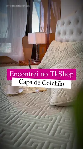 Capa de Colchão Impermeável #capa #colchao #impermeavel #tiktokshopbrasil 
