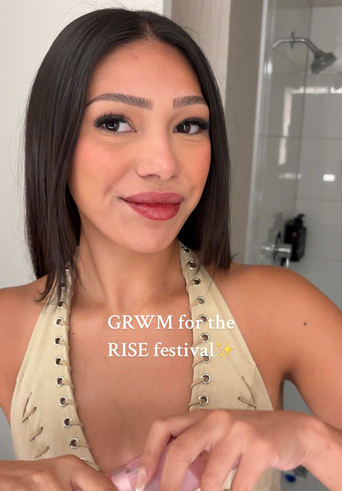 GRWM for the Rise Festival!✨ Night 1 in vegas was so much fun omg!#vegas#risefestival#vegastok#grwm#grwmmakeup#makeup#festival#chitchat  