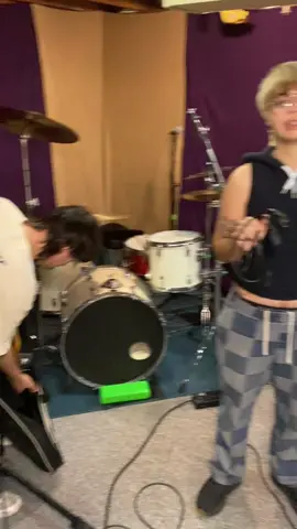 being in a band is exhausting in more ways than explainable in a caption…anyways new song out ! #fyp #rockmusic #alternative #emo #rockbands 