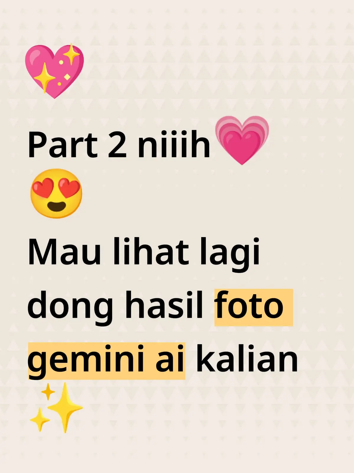 spil hasil gemini ai ini part 2💗😍 #geminiai #gemini #prompt #trend #fypage 