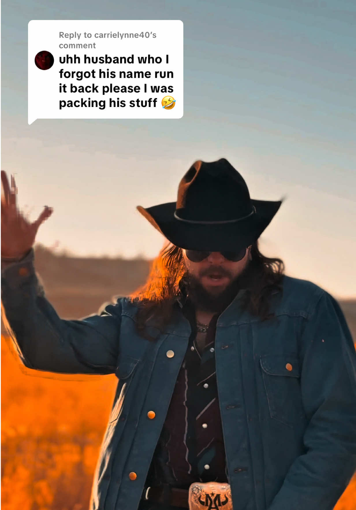 Replying to @carrielynne40 can “What’s his name” pick me up from the airport?😂 #wranglerremix #newmusic #newcountry #montanacowboy 