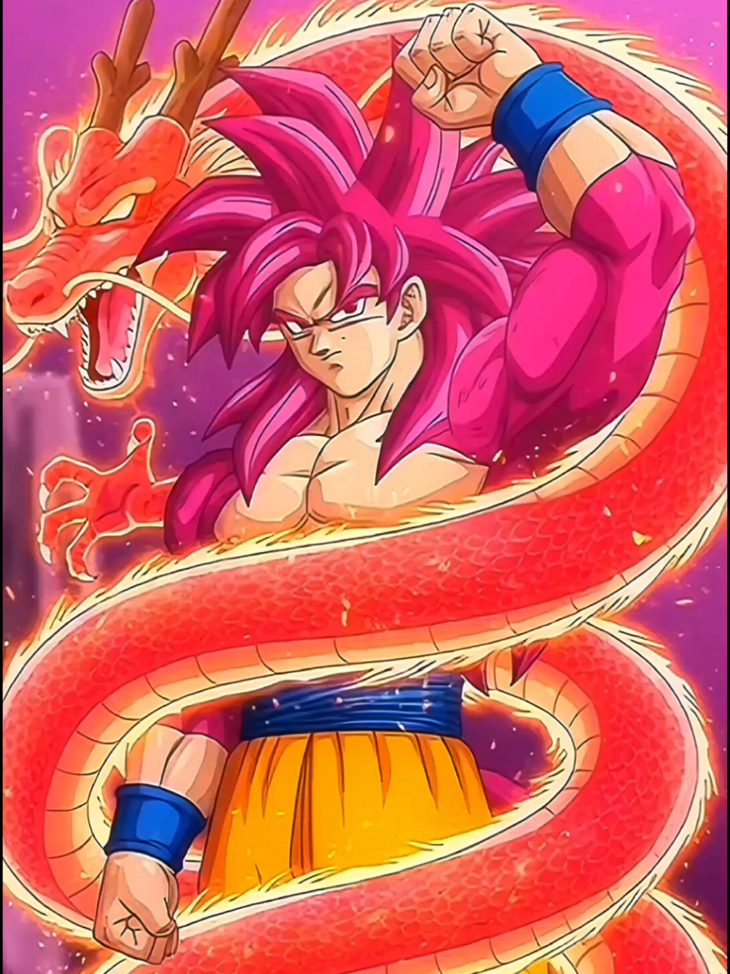 Una técnica de dragón - Super Saiyajin 4 plus. #Goku #Saiyan #SuperSaiyan4 #SSJ4 #GolpeDragón 