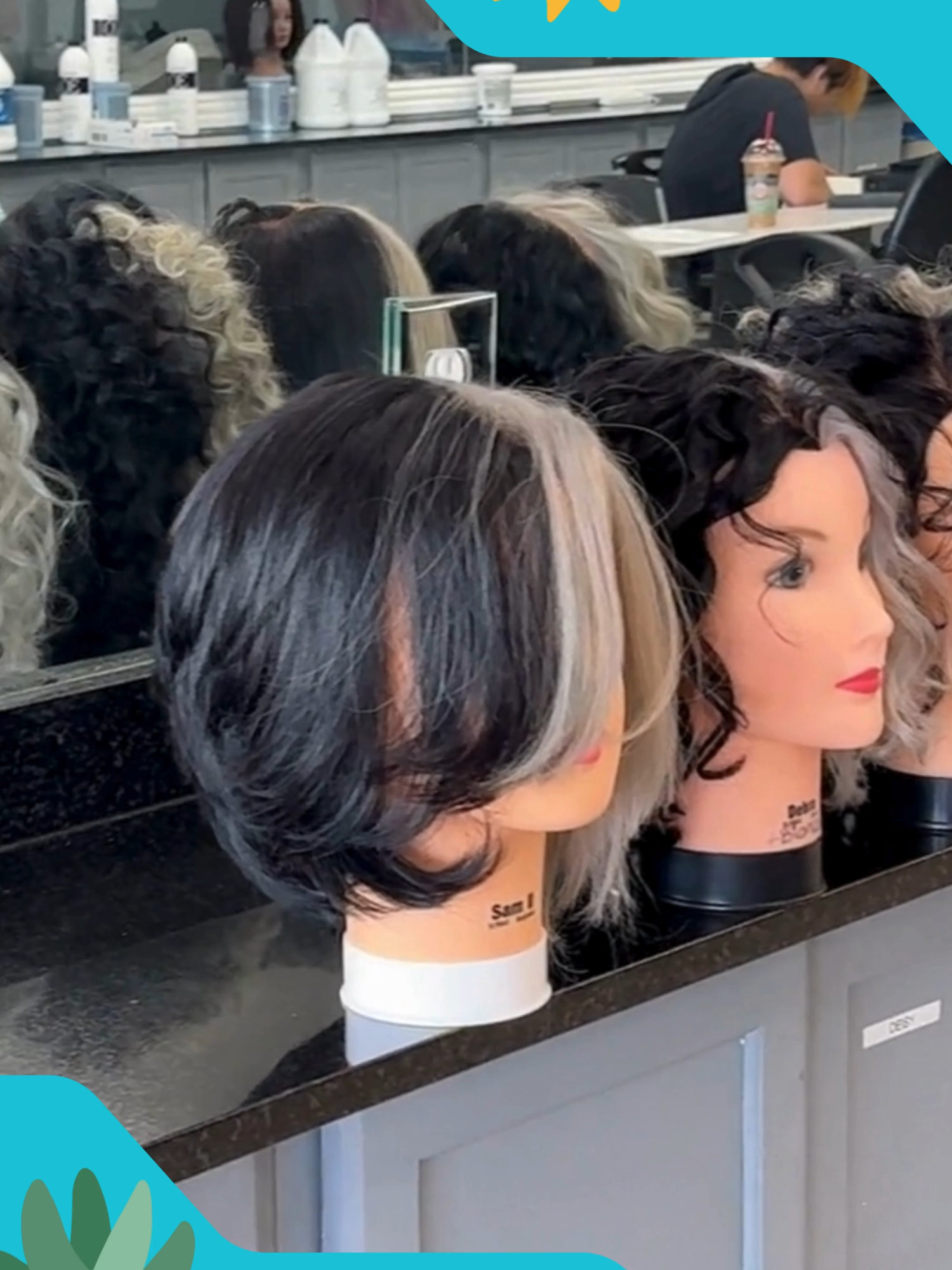 Our beloved students have been putting a lot of effort and time into practicing different hairstyles. Here an example! 💇📖🔥 Thanks for your efforts, girls! #developmentment #career#cosmetics #beauty #beautyschool#learningthroughplay#salon #dallas #garlandtx #cosmetology