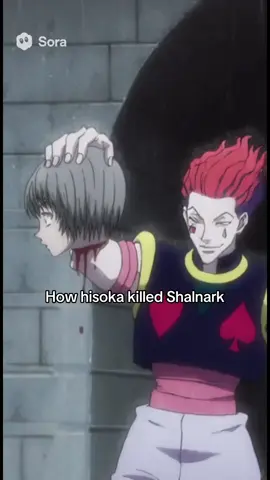 😭Shalnark vs Hisoka ANIMATED #hisoka #shalnark #hunterxhunter #soraai #hunterxhunter 
