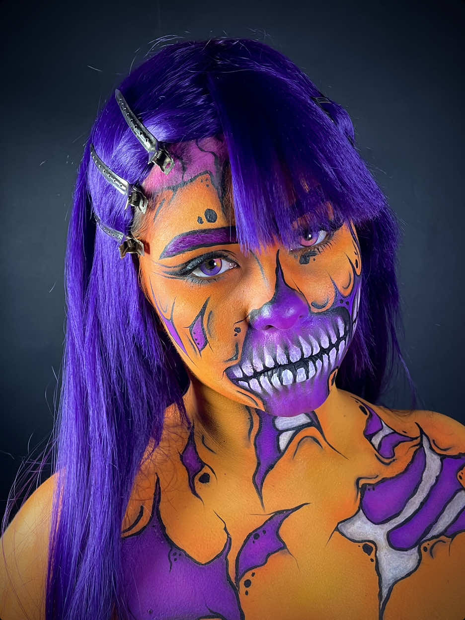 Halloween 3/??🧟‍♀️🧡 Zombie cómic  #halloween #halloweenmakeup #maquillajeartistico #zombi #zombiecomic 