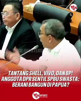 Memang benar ya harusnya pendidikan minimal pejabat itu harus S1 biar otaknya bisa buat mikir.. Woii DPR!! Mereka pengusaha pasti cari keuntungan, kalo buka di papua dapat keuntungan pasti mereka lakukan, mereka kalo rugi itu ditanggung sendiri, sedangkan pertamina kalo rugi yg nanggung rakyat. Lah ini pertamina udah curang, kualitas jelek masih aja rugi ratusan triliun kan KOPLAK🤦‍♂️ Itu tugas pemerintah untuk melakukan pemerataan dalam segala bidang, sedangkan swasta itu berinvestasi agar saling menguntungkan. Kebiasaan kalo salah bukannya minta maaf dan introspeksi diri lalu bebenah agar lebih baik dan kembali mendapatkan kepercayaan, eh malah nyalahin orang lain.. KONYOL banget kelakuannya 😡 #pertamina #bp #vivo #shell #indonesia🇮🇩 