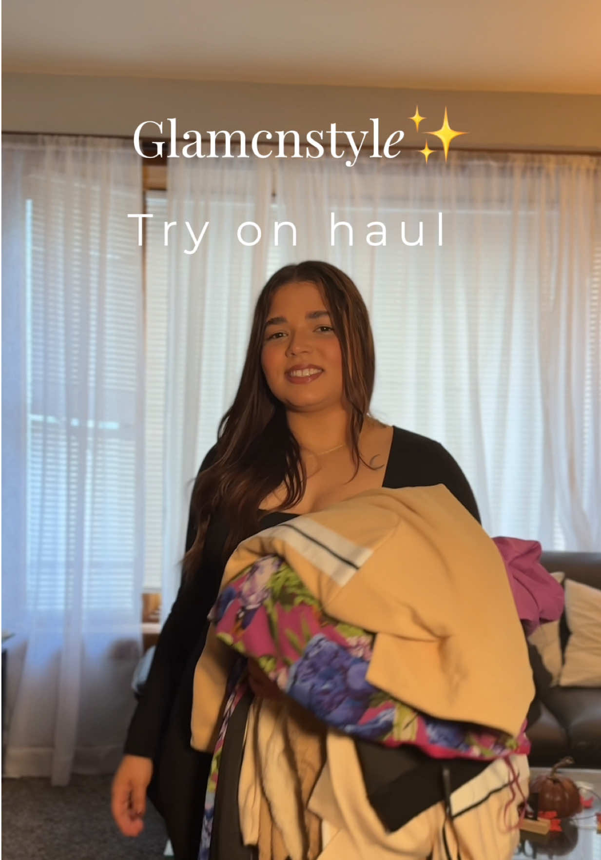 Enamorada de mi ropita 🤎🍂El último vestido esta esperando para que me inviten a una boda 🤭@GlamCnStyle✨🩷 @GlamCnStyle  #fashion #autumn #fall #haul #tryhaul 