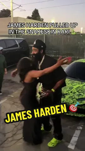 James Harden pulled up in the snakeskin Ferrari to match his “Snakeskin” adidas Harden Vol. 9 🐲 @James Harden #shoes #sneakers #NBA #jamesharden #basketball 