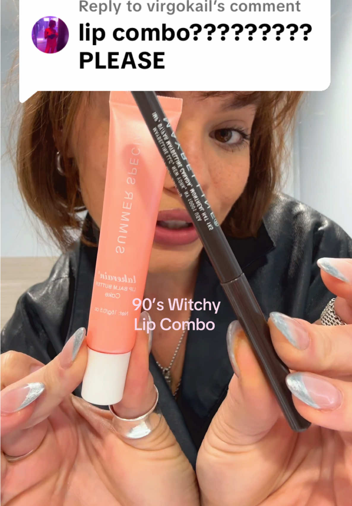 Replying to @virgokail watched practical magic and was DETERMINED to find my twist to the ashy lip combo I saw Saundra bullock rock  ☺️💋 #fallaesthetic #lipcombo #witchyvibes #90s #ashy @Maybelline NY 