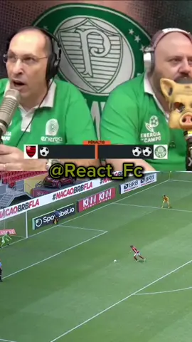 Reação dos palmeirense nos pênaltis da super copa 😂😂 #react  #futebol  #final  #flamengo  #Palmeiras 