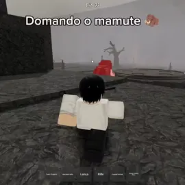 Domando o mamute no 99 noites na floresta 🦣 #fy #99noitesnafloresta #robloxgames 