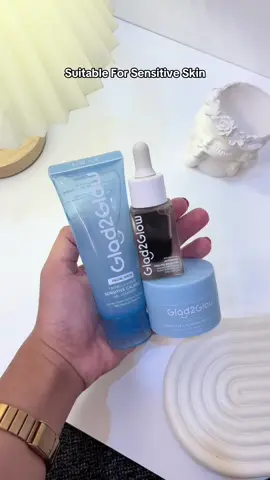 sensitive bundle😋#glad2glow #sensitiveskin #promoguncang1010 #exfoliation #fyp 