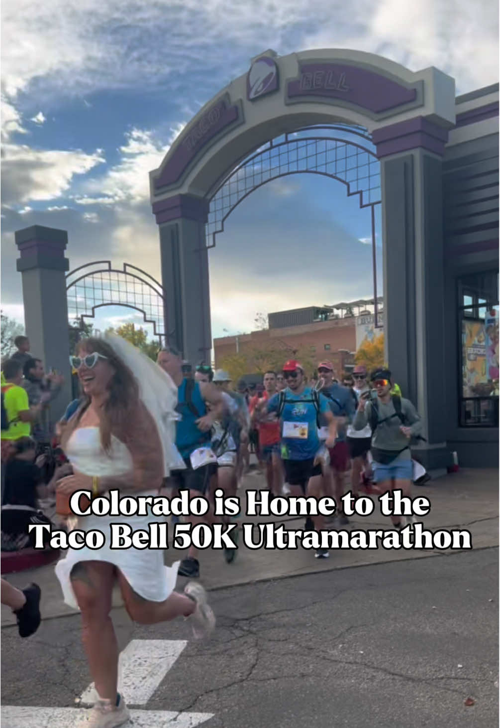 Welcome to one of Colorado’s most unhinged endurance events: The Taco Bell 50K Ultramarathon. 🌮🏃‍♀️ It’s exactly what it sounds like — 31 miles, 10 Taco Bells, and a whole lot of questionable life choices. Runners have to eat from at least 9 of the 10 Taco Bells, keep every single receipt and wrapper as “proof of stupidity,” and finish under 11 hours. By stop four, you’re required to have consumed a Chalupa or Crunchwrap Supreme. By stop eight? A Burrito Supreme or Nachos BellGrande. No Pepto, no shortcuts, and apparently no common sense. It’s part ultra, part digestive dare, and somehow... one of Colorado’s proudest traditions. Only in this state could you combine running and Taco Bell and call it a sport. 🌮💀 This event is not sponsored, endorsed, or affiliated with Taco Bell or Yum! Brands — just inspired by the questionable decisions of Colorado runners everywhere. #tacobell #denvercolorado #tacobell50k 