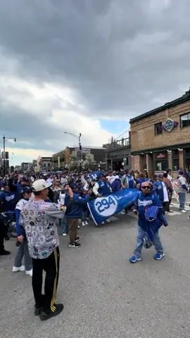 Dodger fan takeover @Pantone 294 #Dodgers #wilmingtoncalifornia #pantone294 #wrigleyfield 