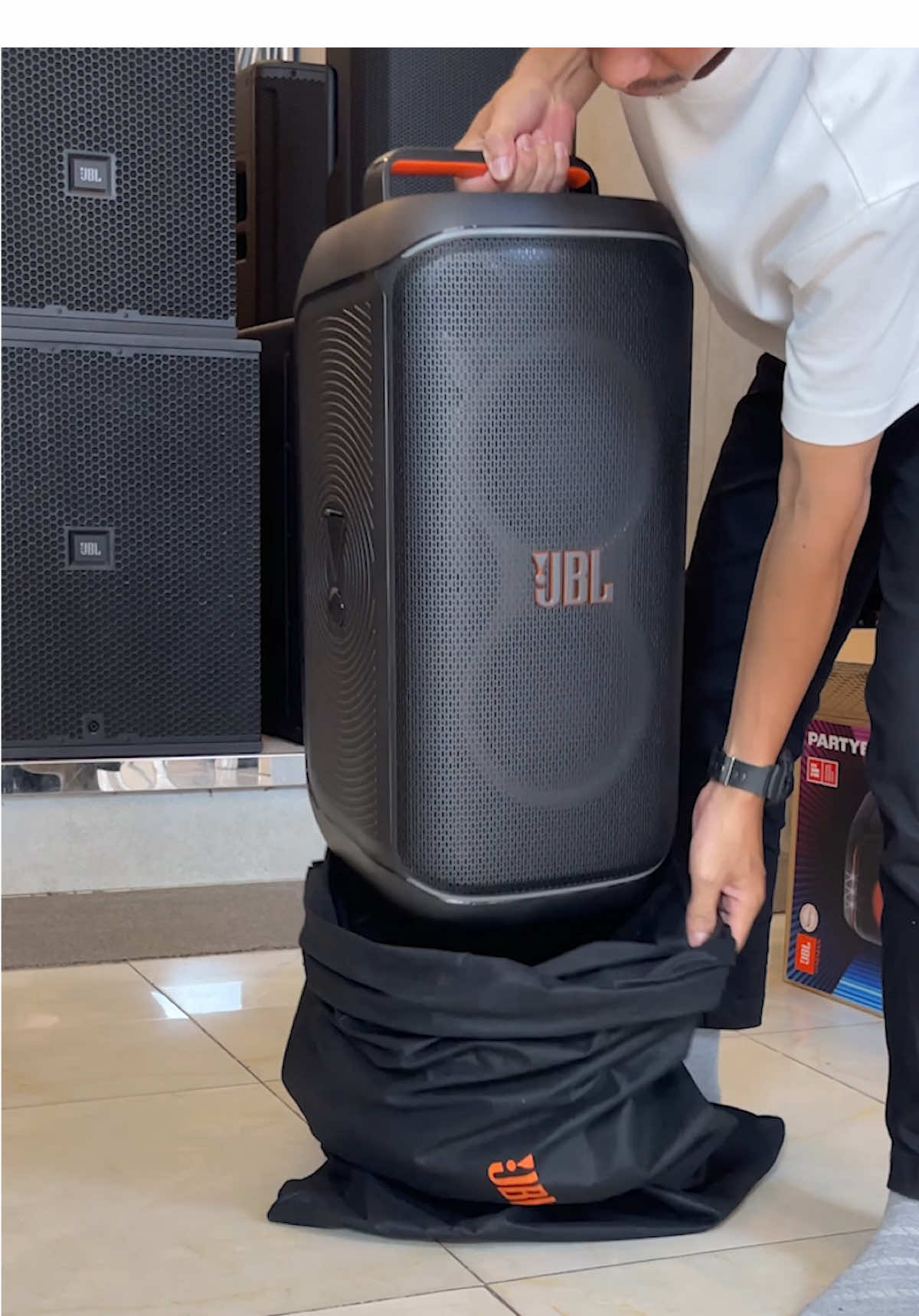 JBL PartyBox Club 120: Powerful Portable Speaker with Lights #tiktok #viral #jblspeaker #jblpartybox 