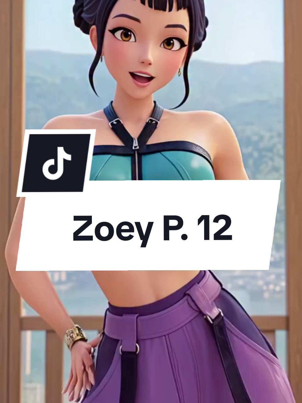 Zoey 🖤💜#huntrix #aiart #viral #fyp #sexy 