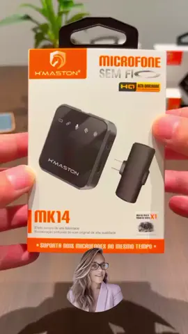 🔥 H'maston MK13/14 Microfone Sem Fio Lapela Anti Ruído Duplo Profissional  Para Tipo-C e Lighting #viralreels #achadinhos #clickecompre #afiliado  ⚠️ Promoção sujeita à alteração de preço e estoque do siti.