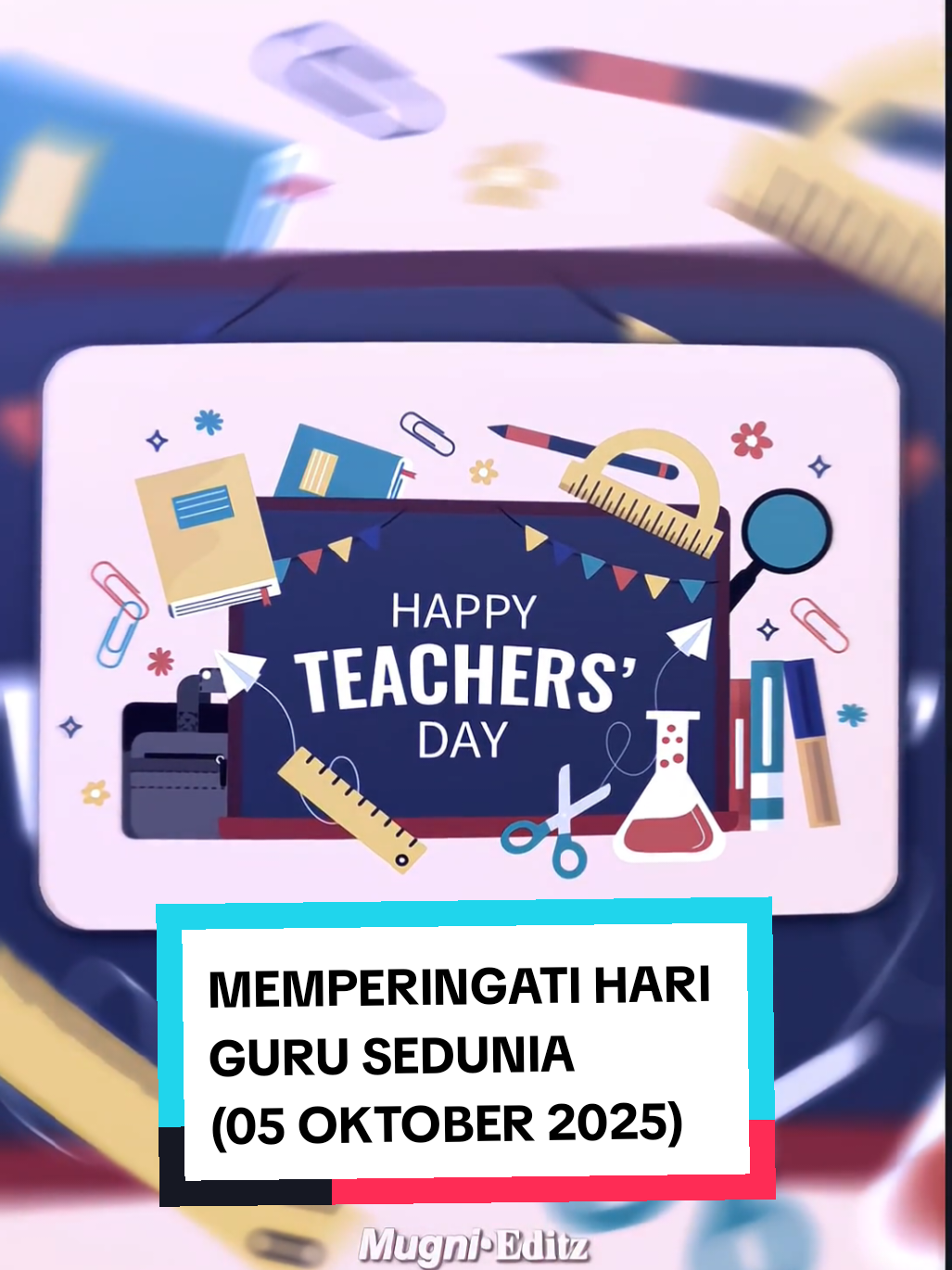 Hari Guru Sedunia 🤩🌏 - Hari Guru Sedunia diperingati setiap tanggal 5 Oktober sejak tahun 1994. Tujuan diperingatinya hari ini adalah untuk memberikan dukungan kepada para guru di seluruh dunia dan meyakinkan mereka bahwa keberlangsungan generasi pada masa depan ditentukan oleh guru. Tanggal: Minggu 05 Oktober 2025 #harigurusedunia #guru #fyppppppppppppppppppppppp #xybca #hariguru 