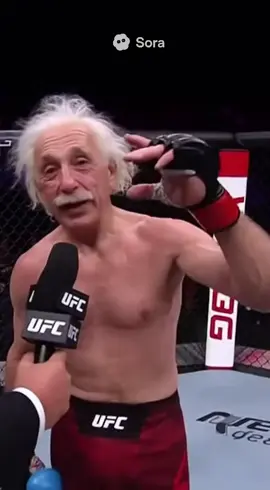ALBERT EINSTEIN KNOCKS OUT JON JONES USING PHYSICS #fyp#ai#sora#notai#einstein 